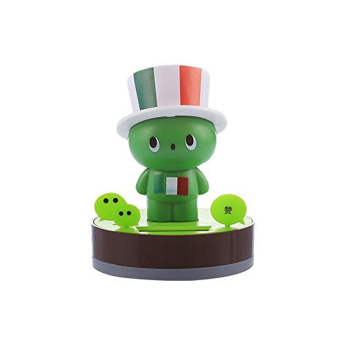 虹展正品太陽能感應公仔 智能家居與汽車裝飾的多功能利器